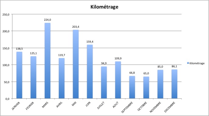 Kilometrage 2013